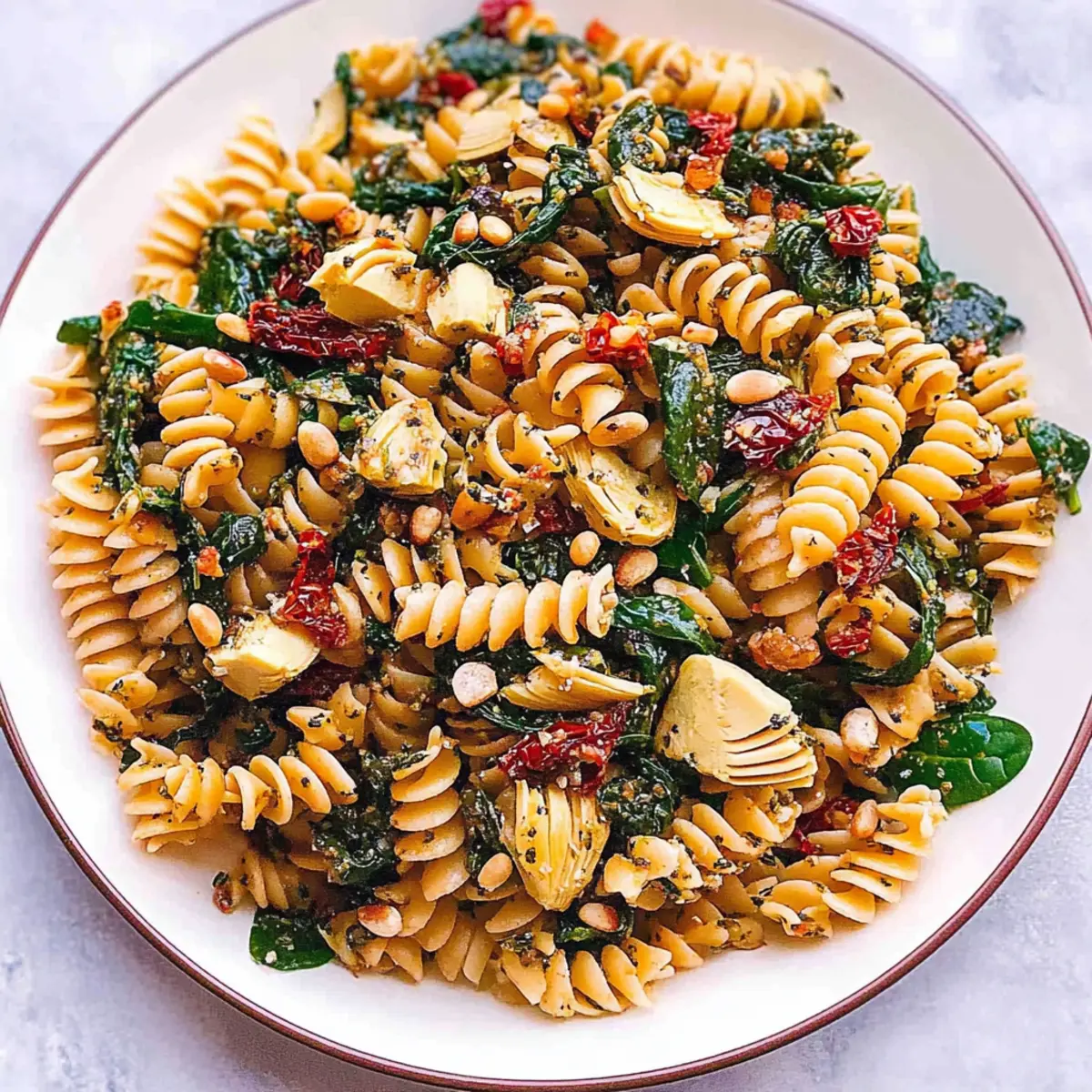 Italian Fusilli Vegetarian Pasta