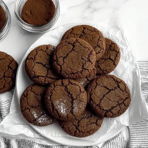 Chocolate Gingerbread Cookies