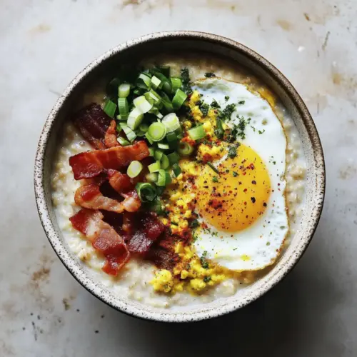 savory oatmeal, two ways