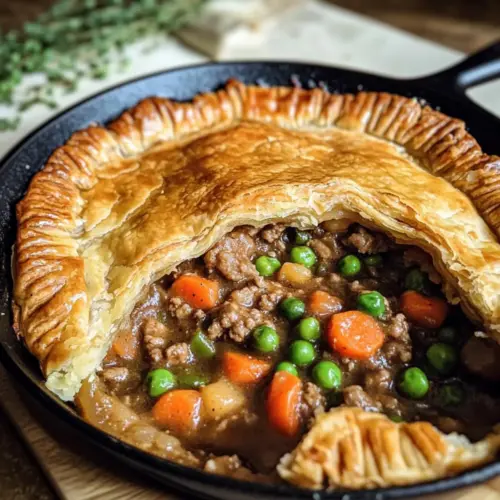 Skillet Beef Pot Pie