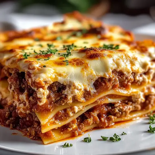 Easy Homemade Lasagna
