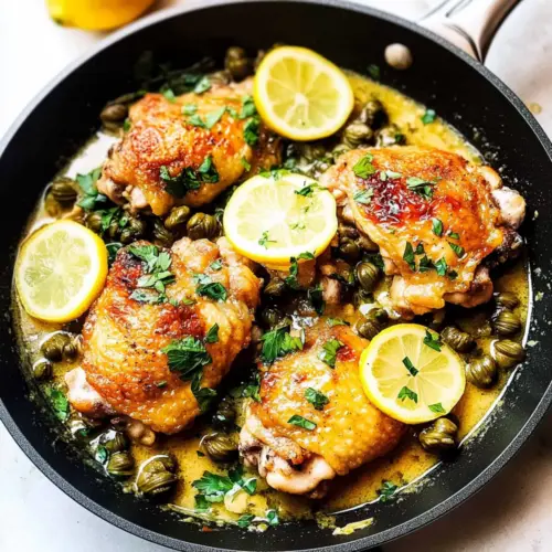 Chicken Thigh Piccata