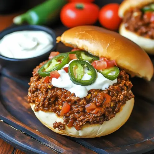 Cheesy Taco Sloppy Joes