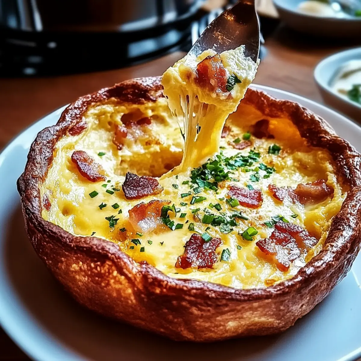 Cheddar & Bacon Dutch Baby