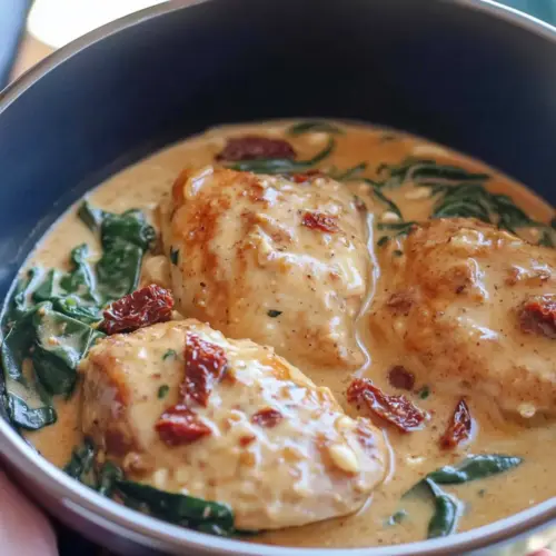 Tuscan chicken with sundried tomatoes