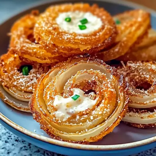 Viral Parmesan Onion Rings
