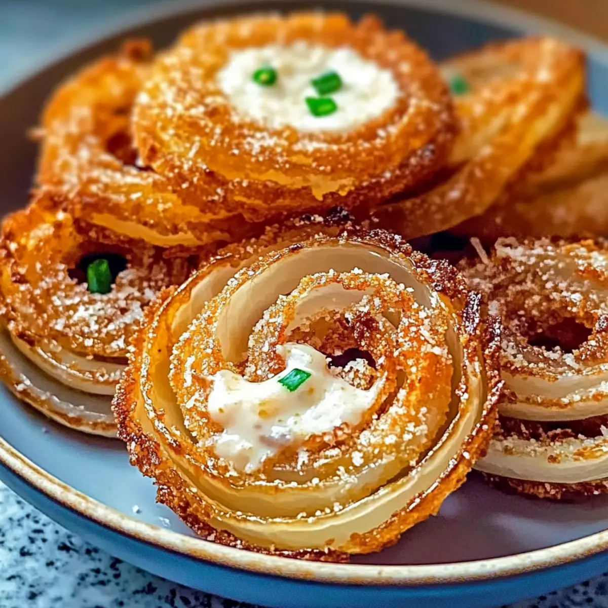 Viral Parmesan Onion Rings