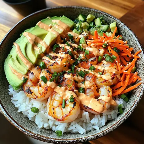 Shrimp Rice Bowls with Spicy Mayo