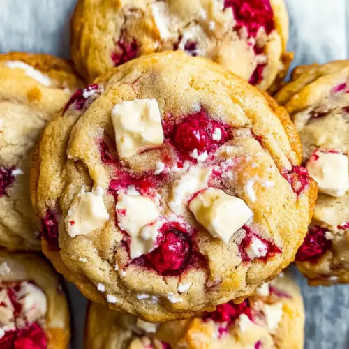 White Chocolate Raspberry Cookies