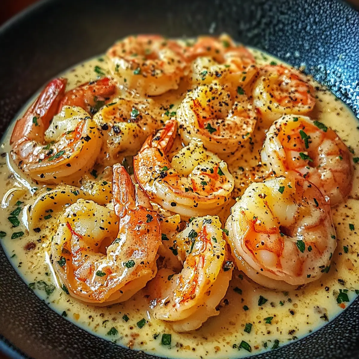 Creamy Garlic Shrimp