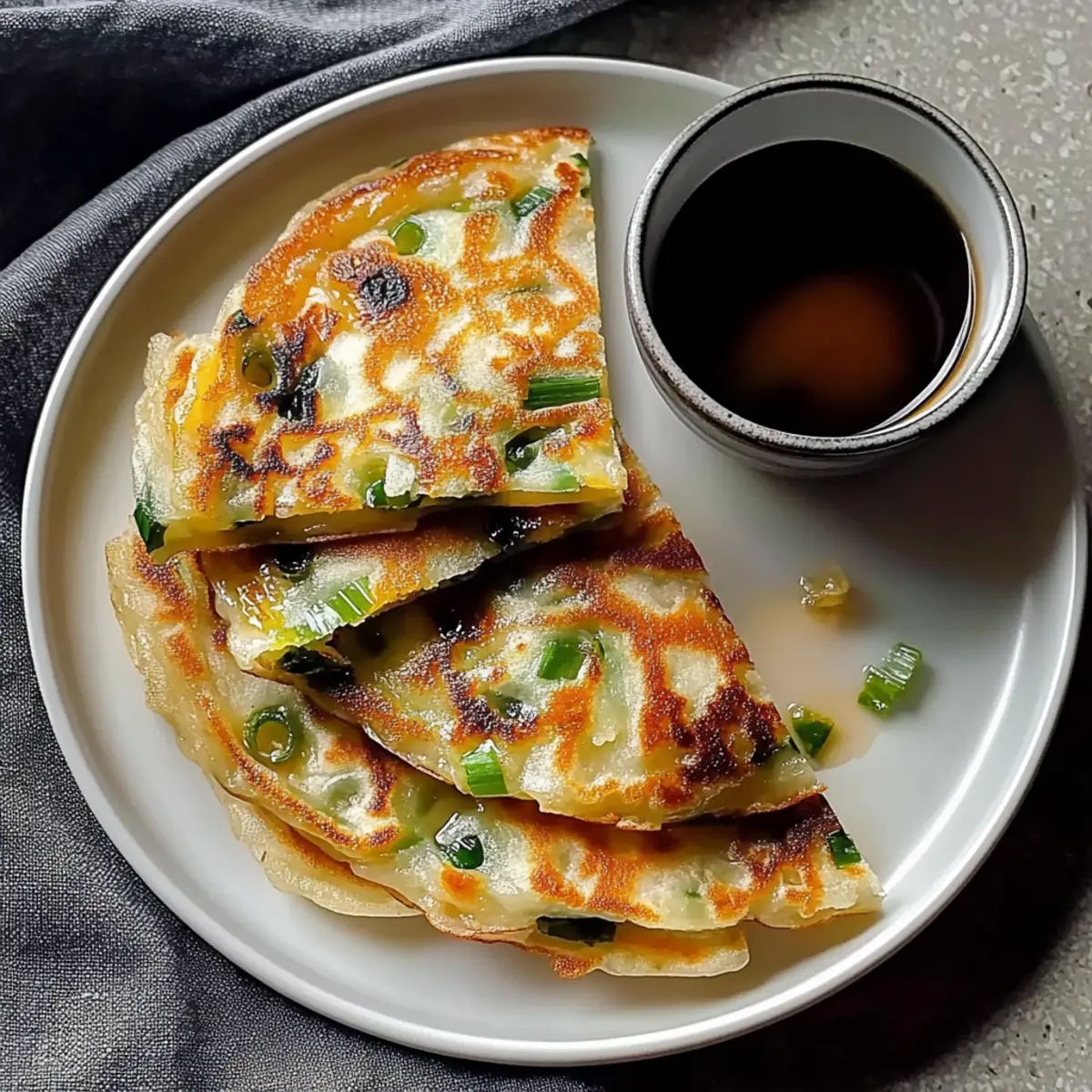 Crispy Scallion Pancakes