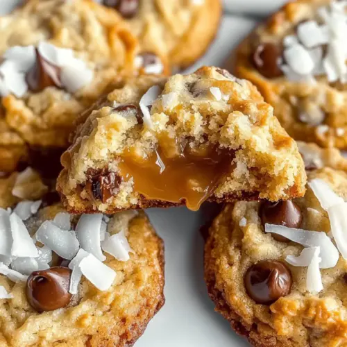 Levain Caramel Coconut Cookies