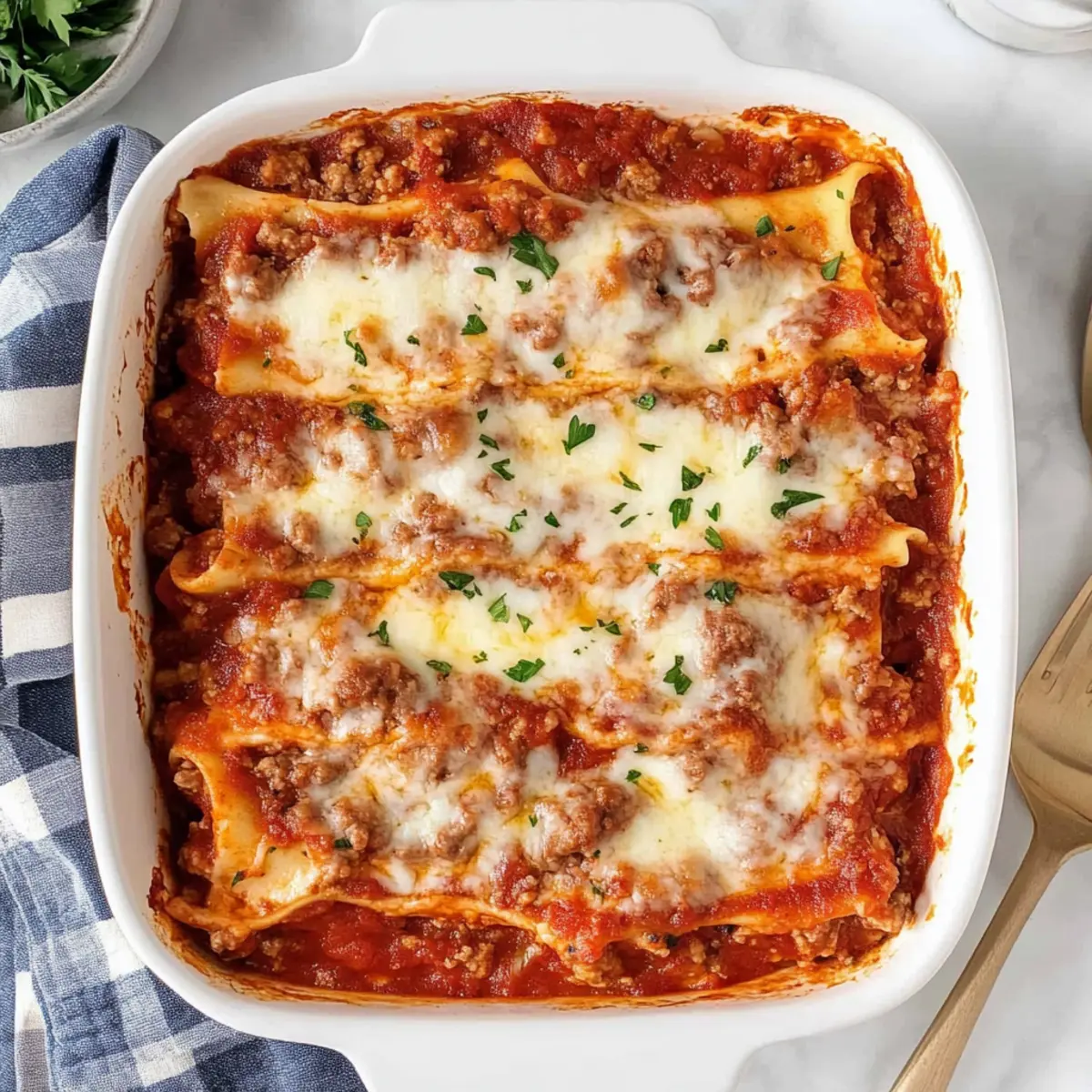 Cottage Cheese Lasagna