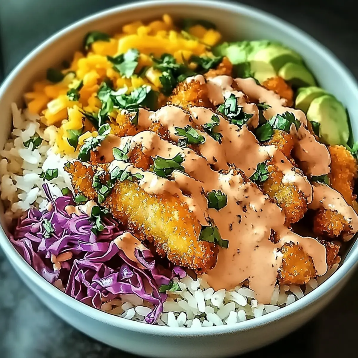 Crispy Fish Taco Bowls