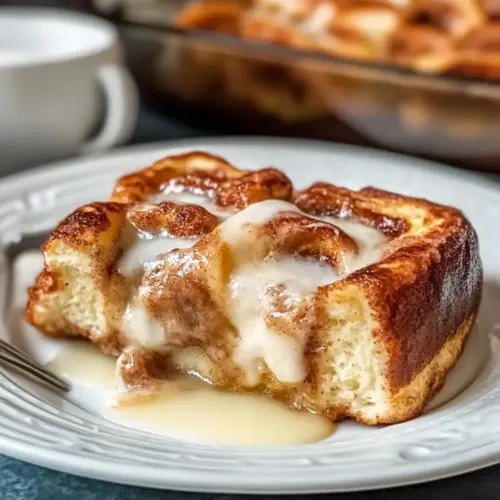 Cinnamon Roll French Toast Casserole