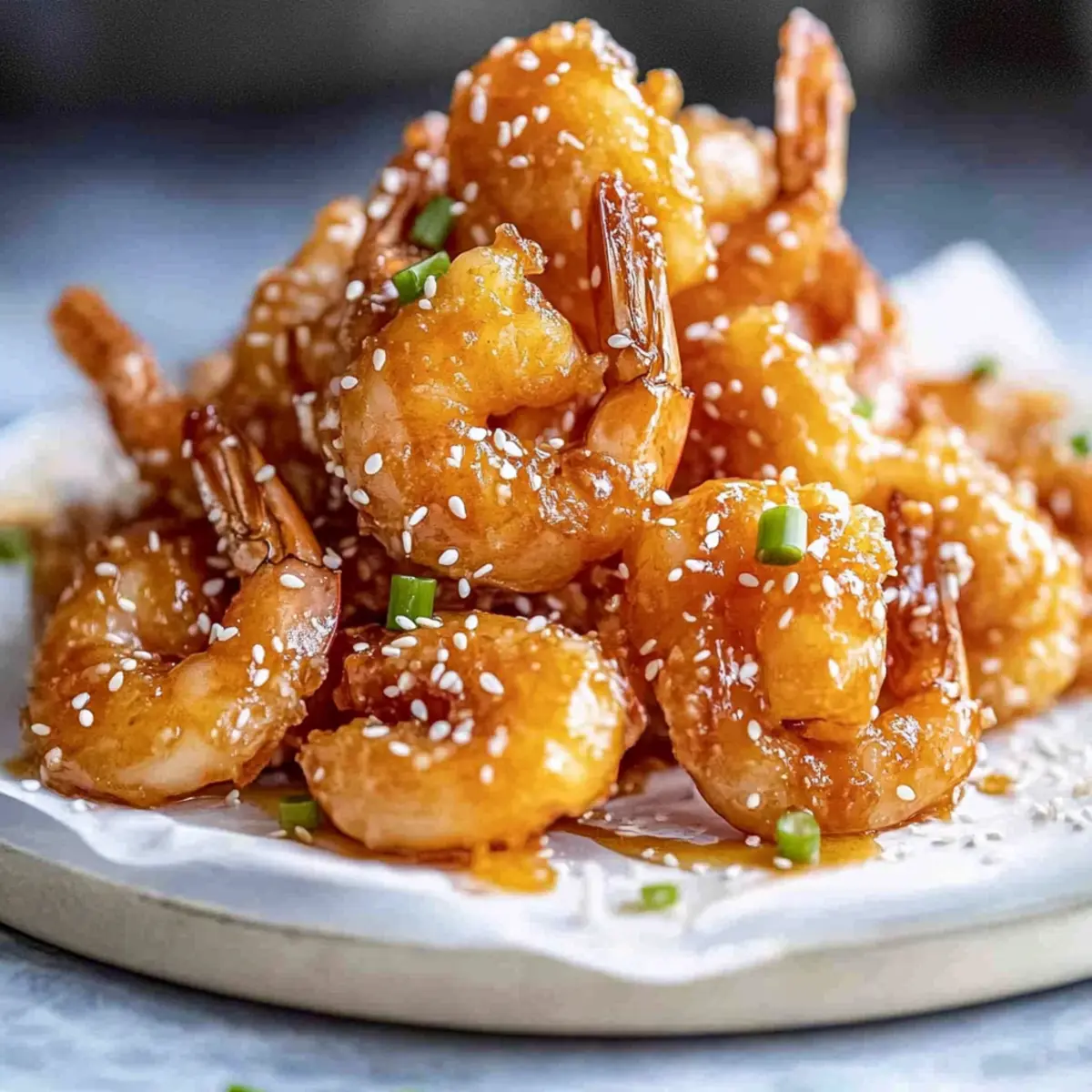 Honey Prawns