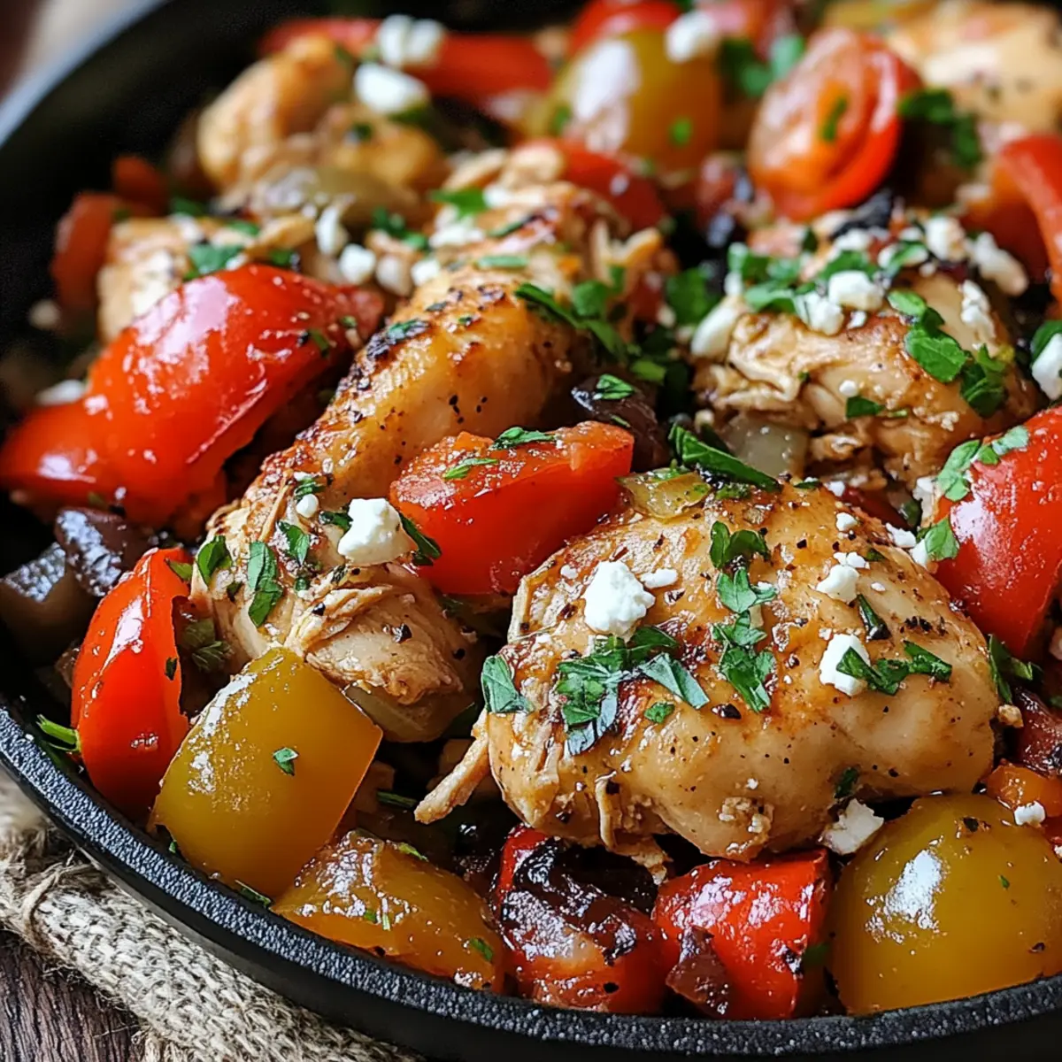 Slow Cooker Mediterranean Chicken