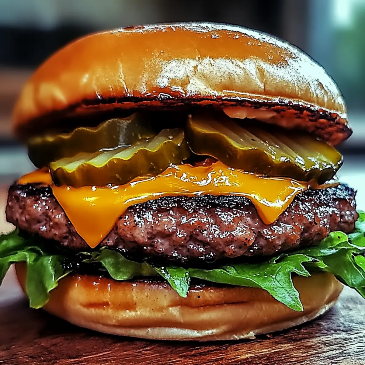 Smoked Cajun Cheese Burgers