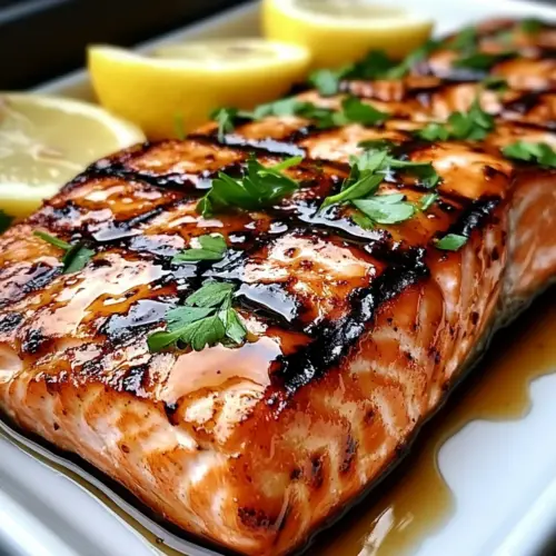 Glazed Grilled Salmon