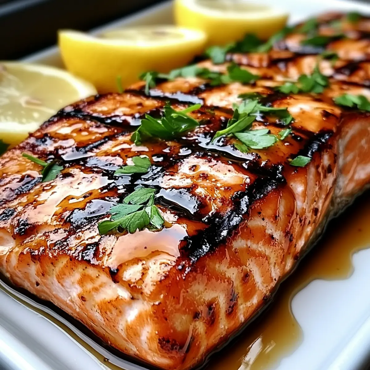 Glazed Grilled Salmon