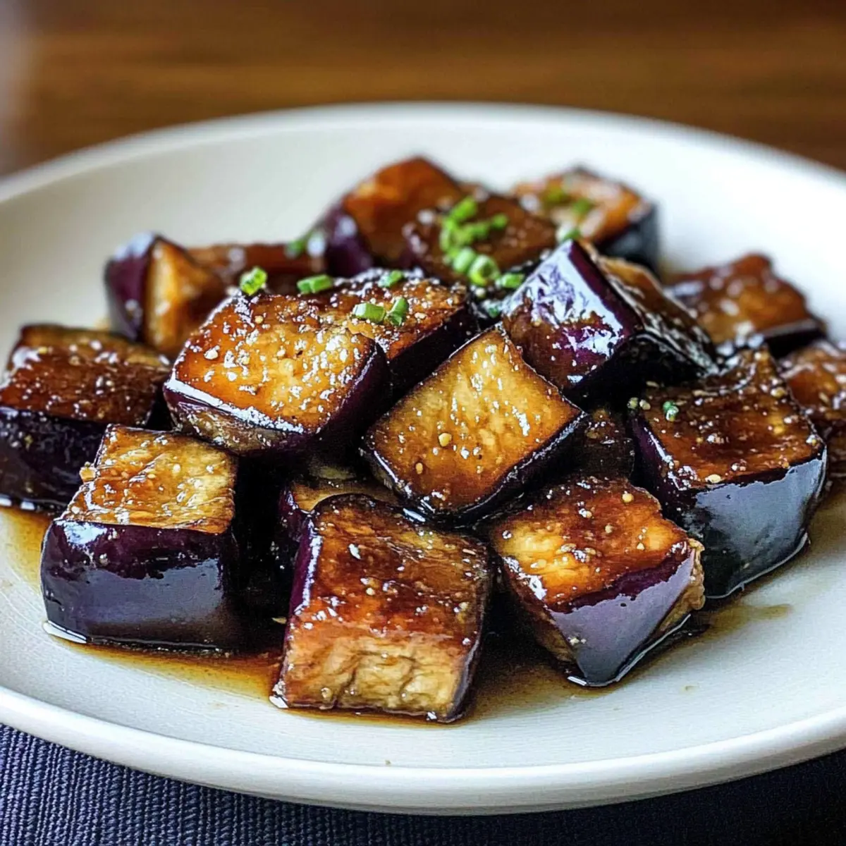 Miso Glazed Eggplant