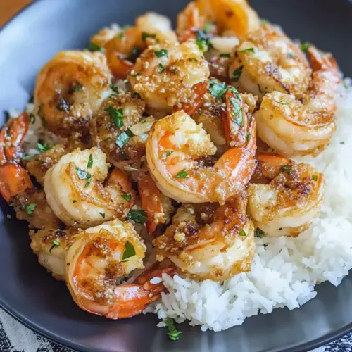 Hawaiian Garlic Shrimp