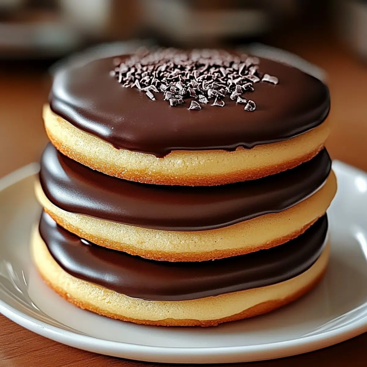 Boston Cream Pie Cookies