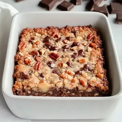 German Chocolate Cookie Bars