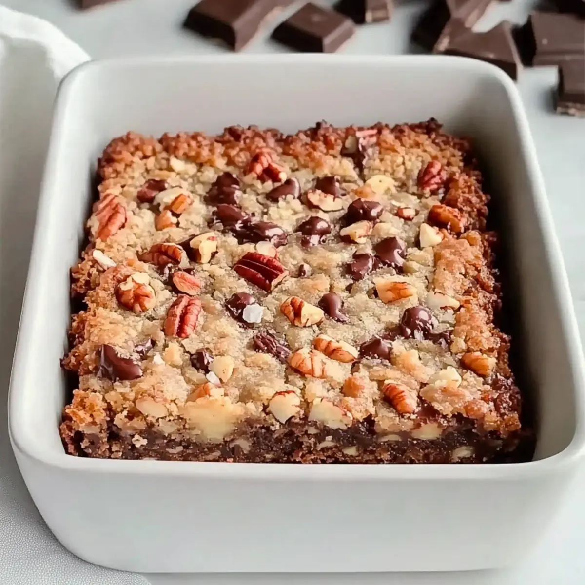 German Chocolate Cookie Bars