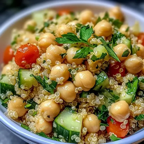 Lemon Herb Quinoa with Chickpeas