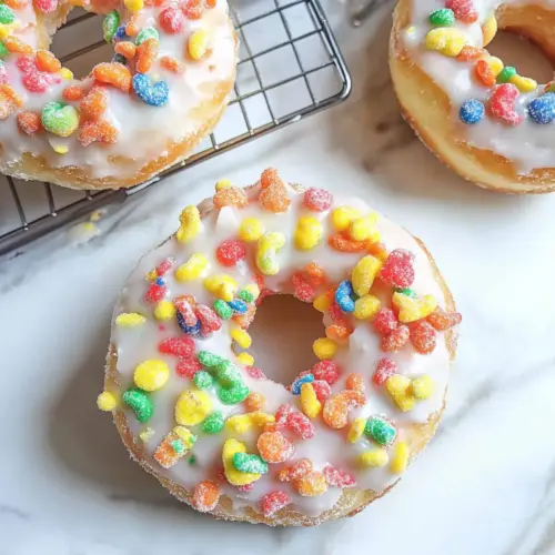Fruity Pebbles Donuts
