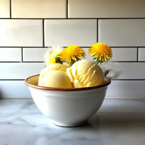 Dandelion & Honey Ice Cream