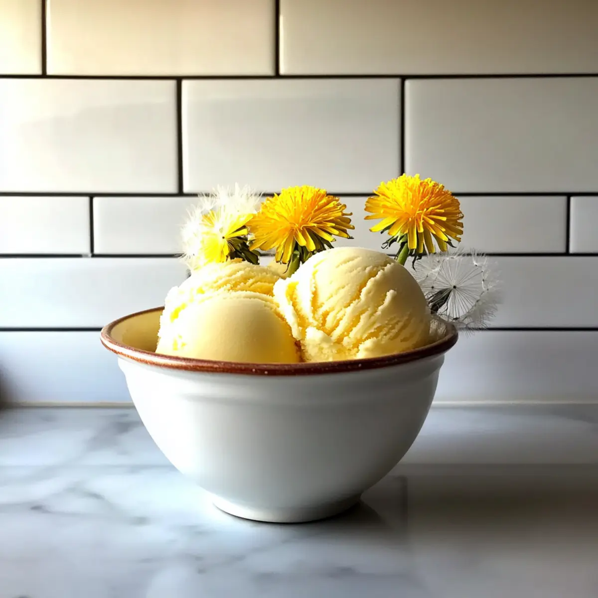 Dandelion & Honey Ice Cream