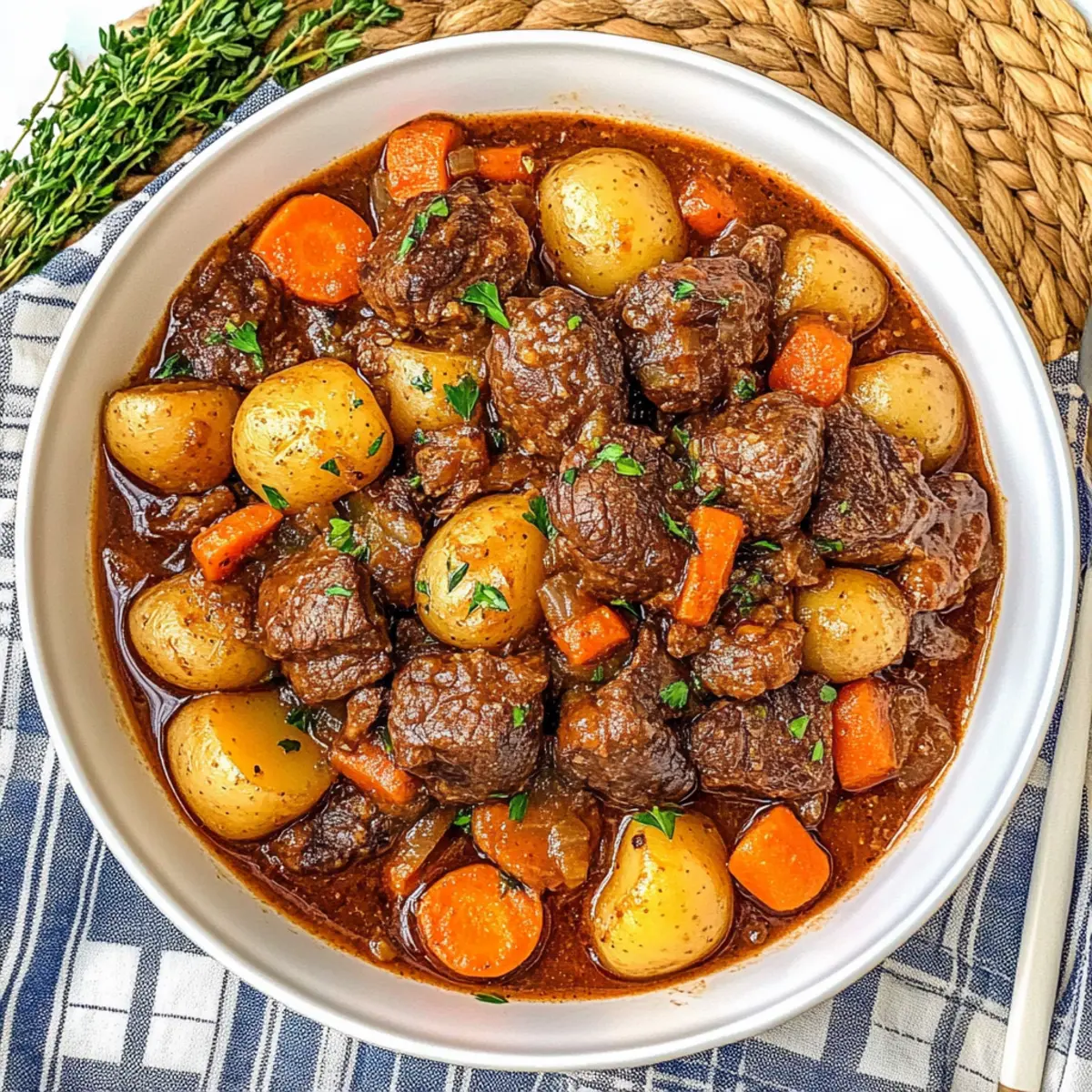 Crockpot Beef Bourguignon