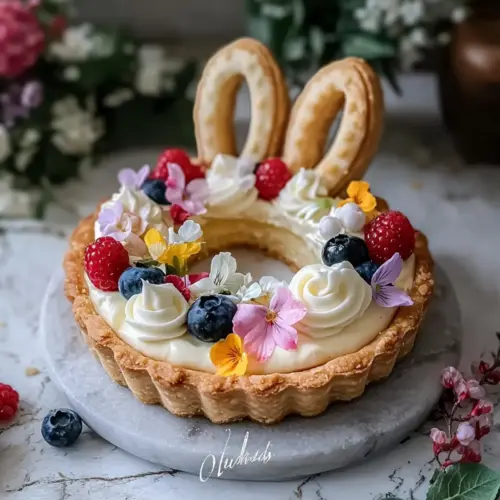 Easter Bunny Cream Tart
