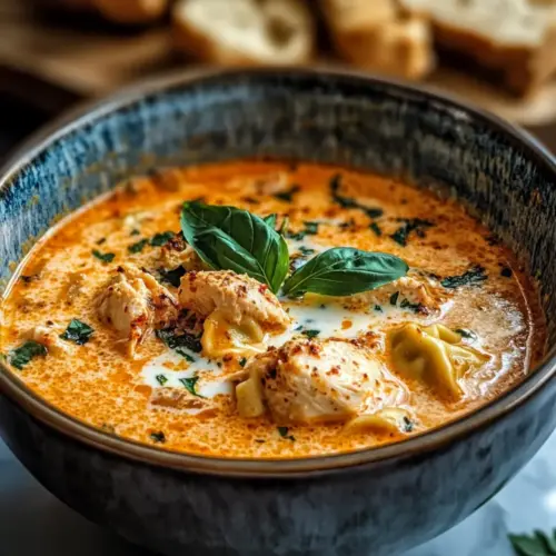 Creamy Chicken Parmesan Soup