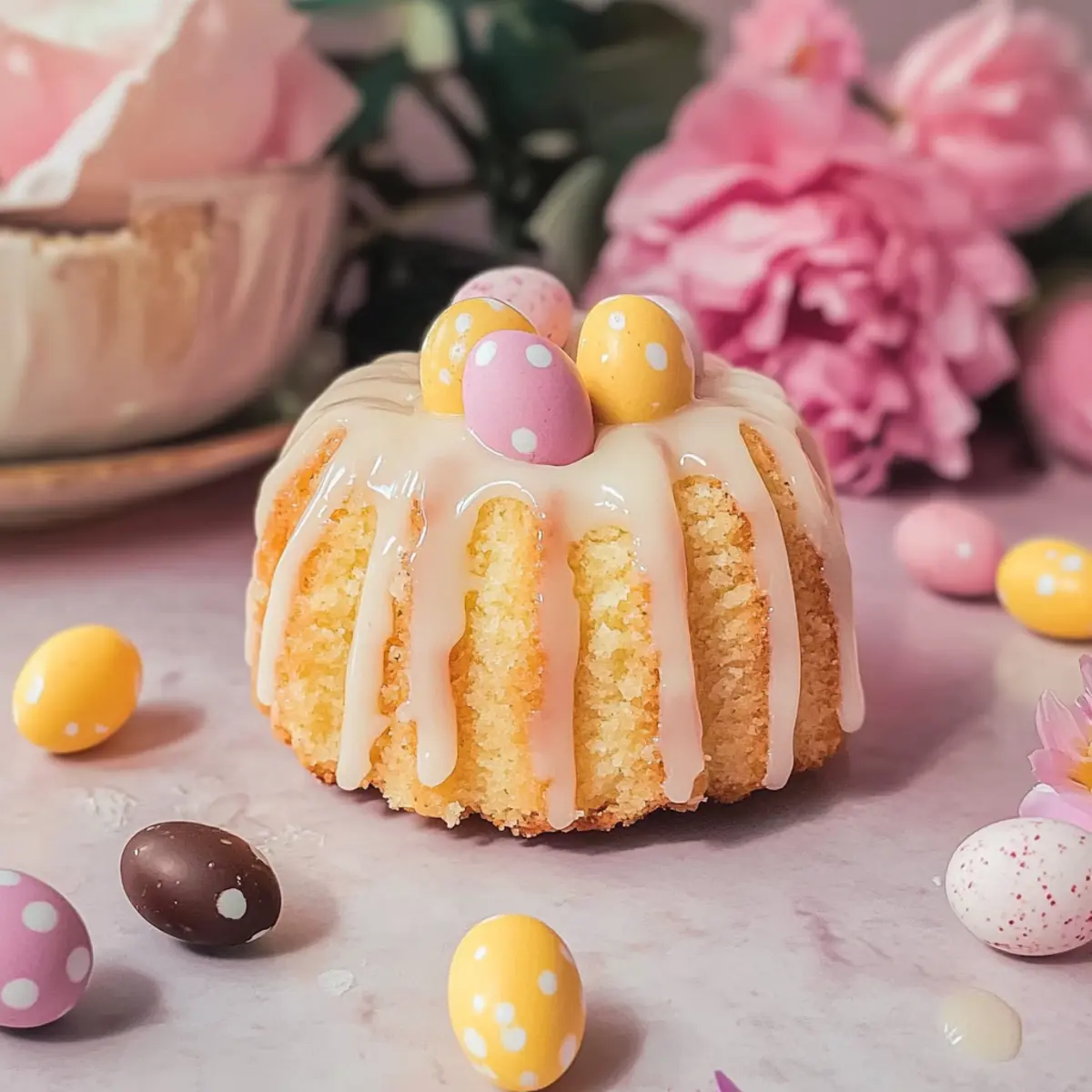 Easter Mini Bundt Cakes