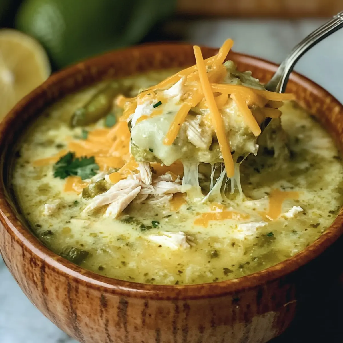 Green Enchiladas Chicken Soup