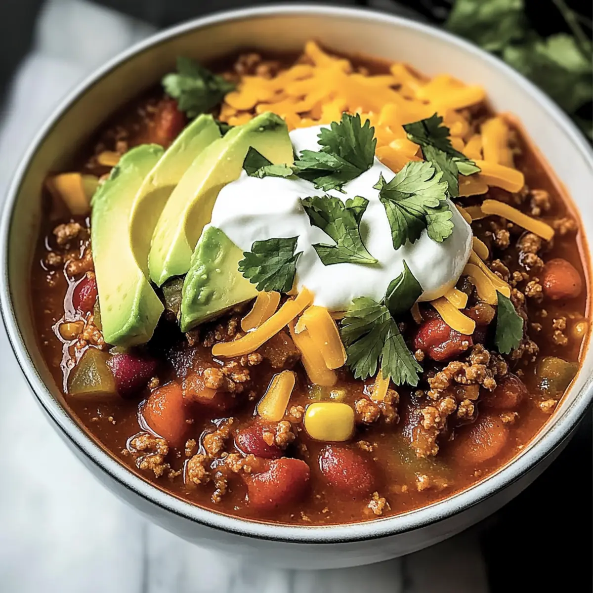 Healthy Crockpot Beef Chili