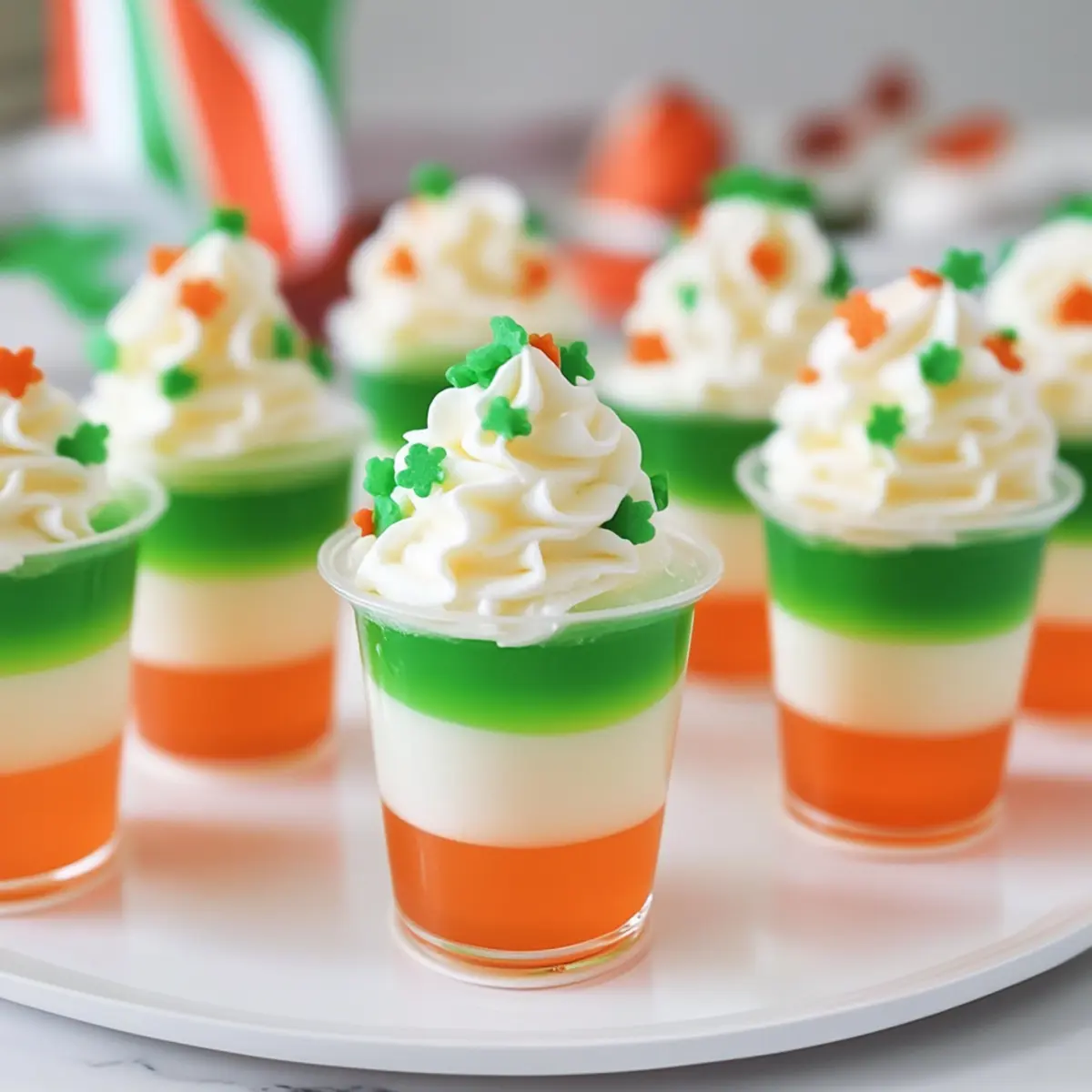 Irish Flag Jello Shots