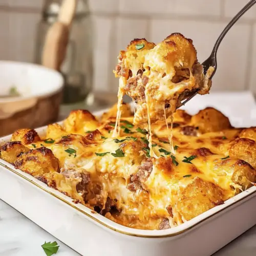 Tater Tot Breakfast Casserole