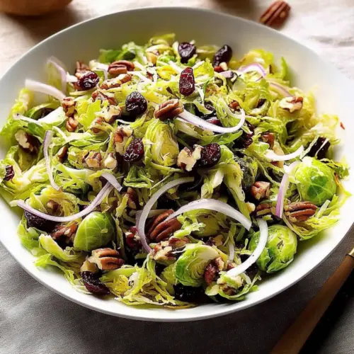 Shaved Brussels Sprout Salad