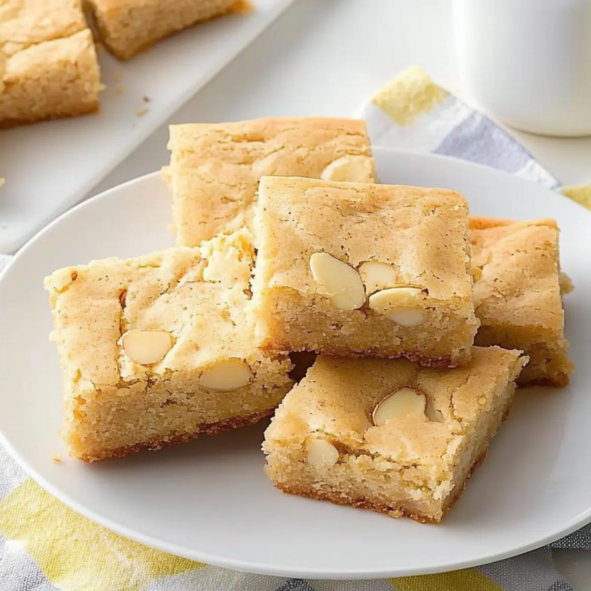 Almond Blondies