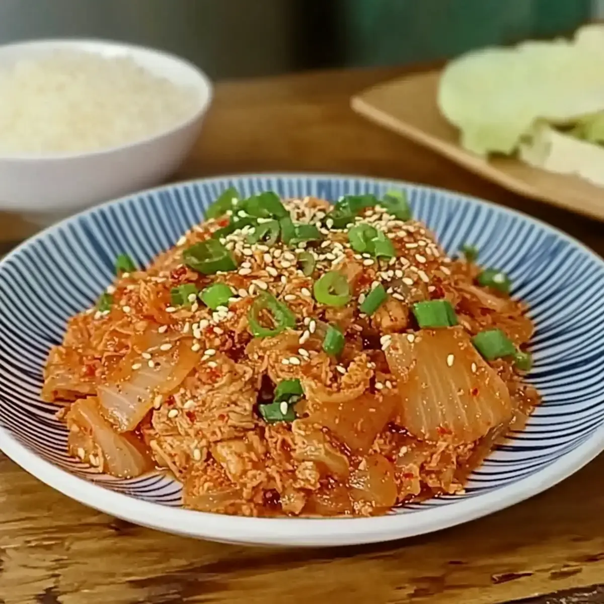 Stewed Kimchi Tuna