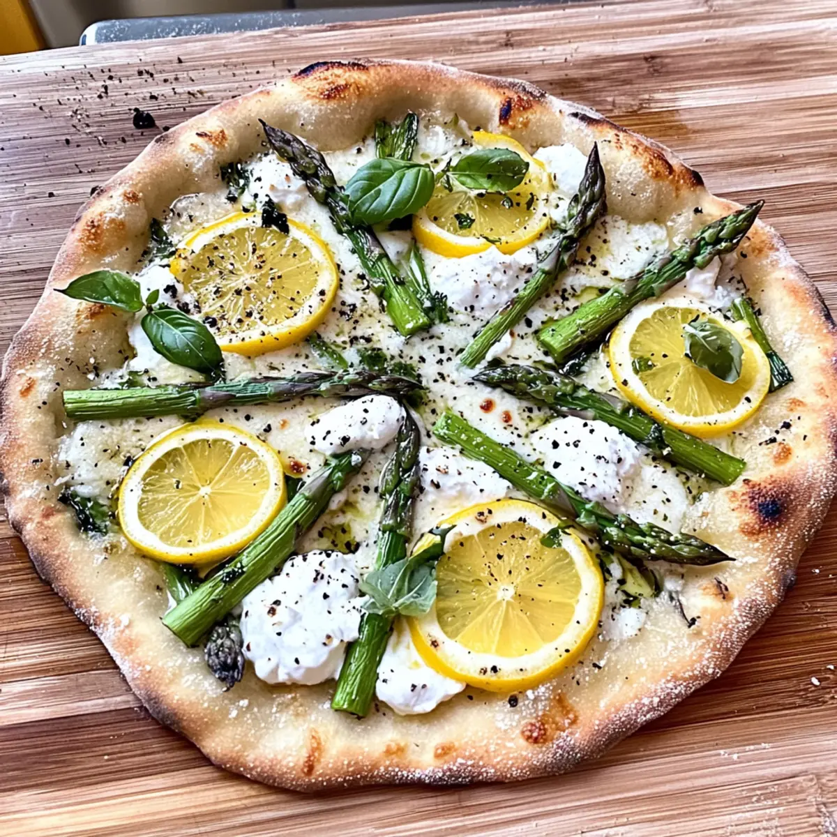 Ricotta Pizza and Minari