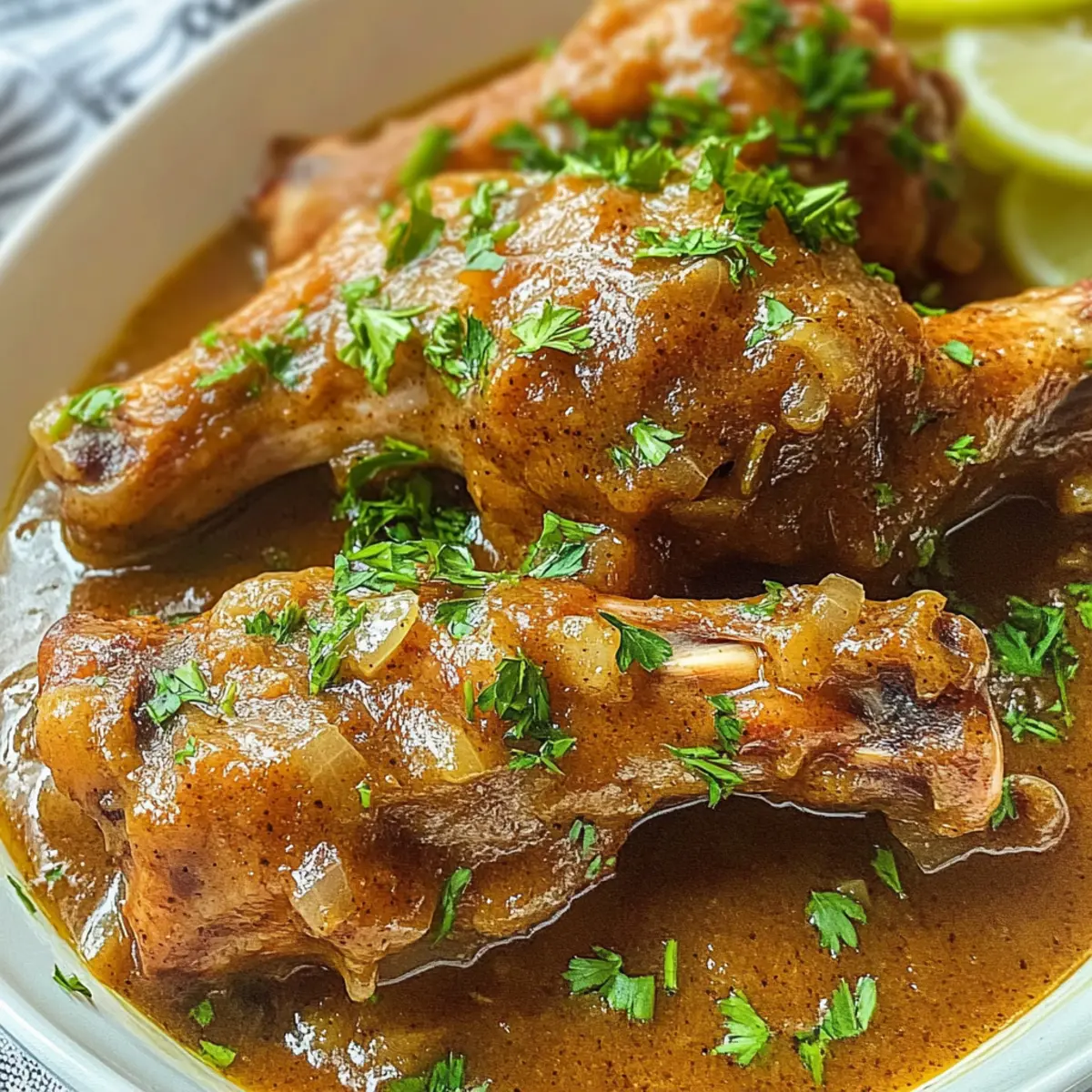 Smothered Turkey Wings