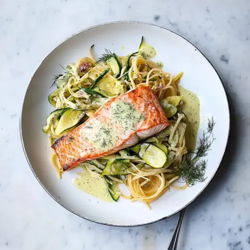 Salmon with Dill Sauce