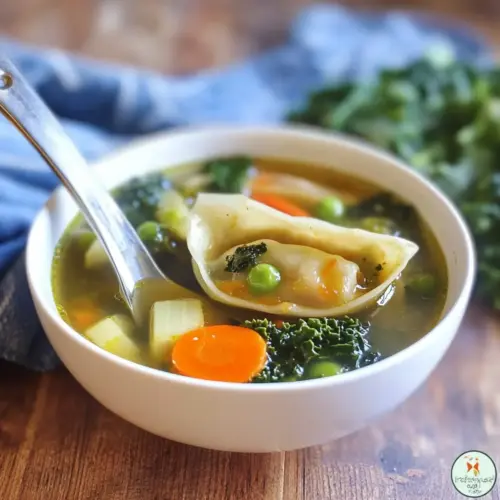 Easy potsticker soup
