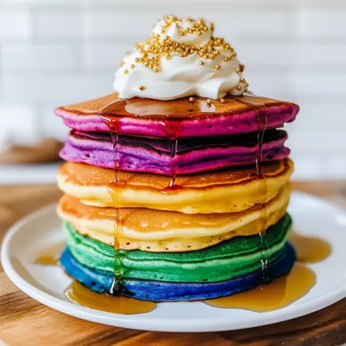 Rainbow Pancakes