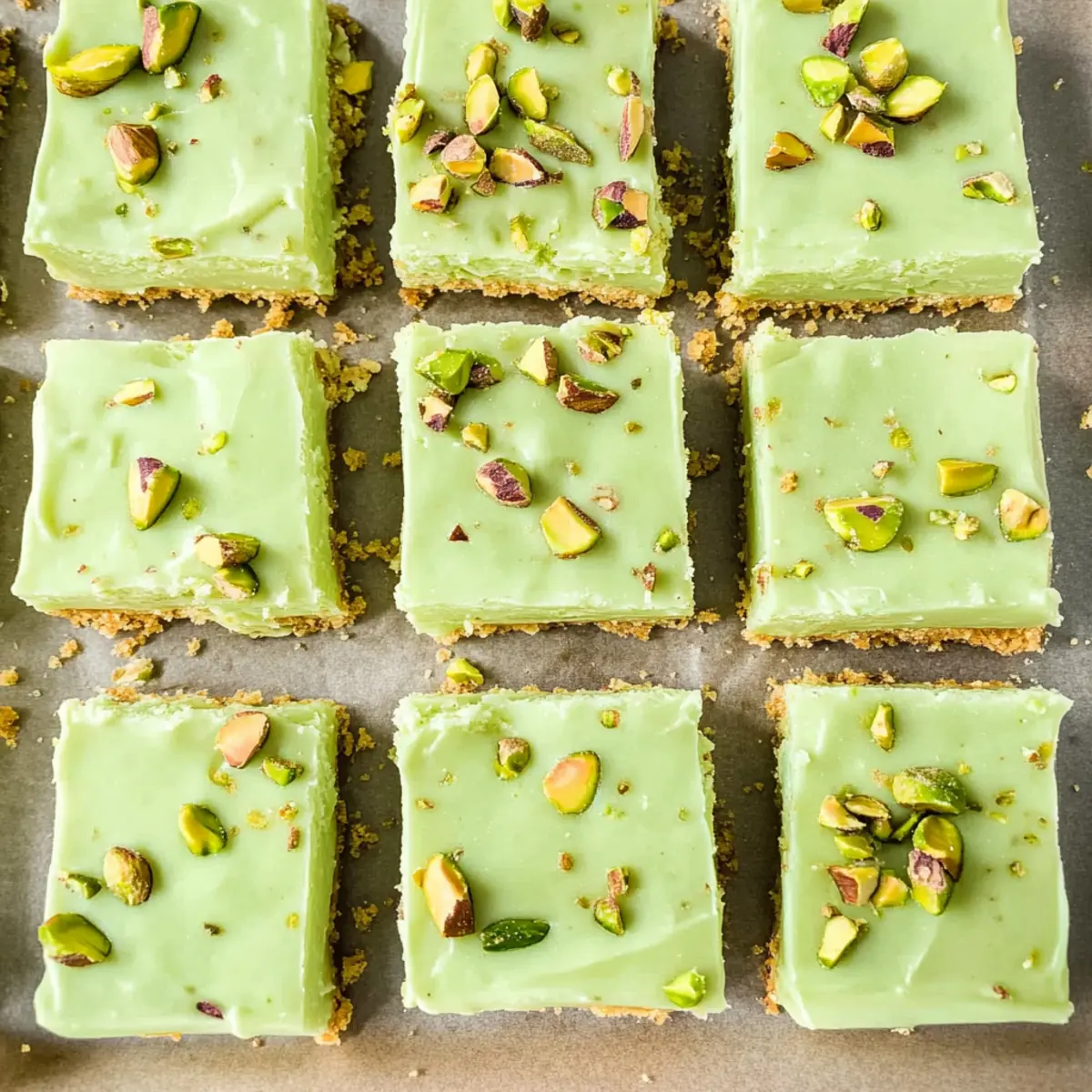 Pistachio Cream Bars